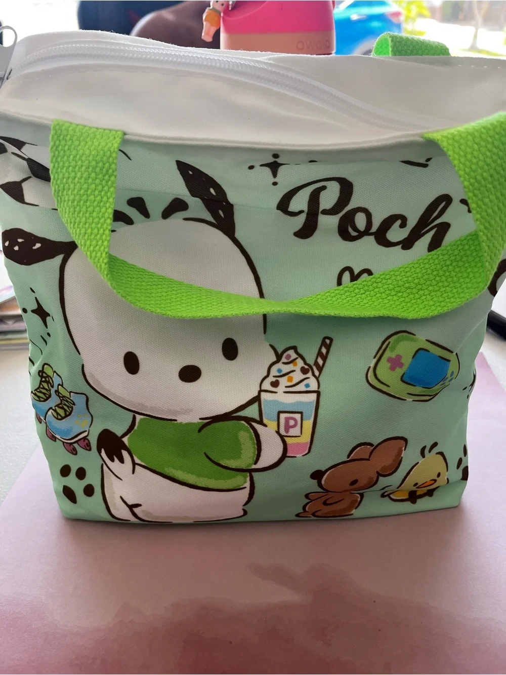 Kids Tote Bag & Stationery Set - Mint